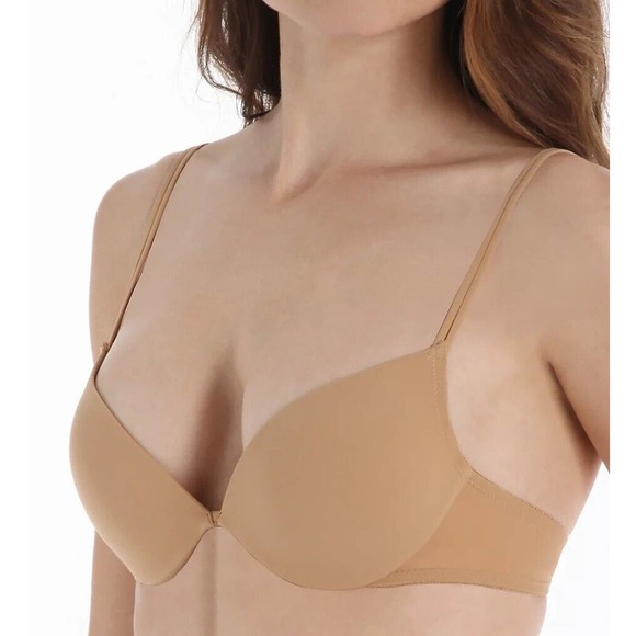 La Perla Other - La Perla Size 32B Women's Update Plunge Push-Up Bra Underwire Double Straps Nude